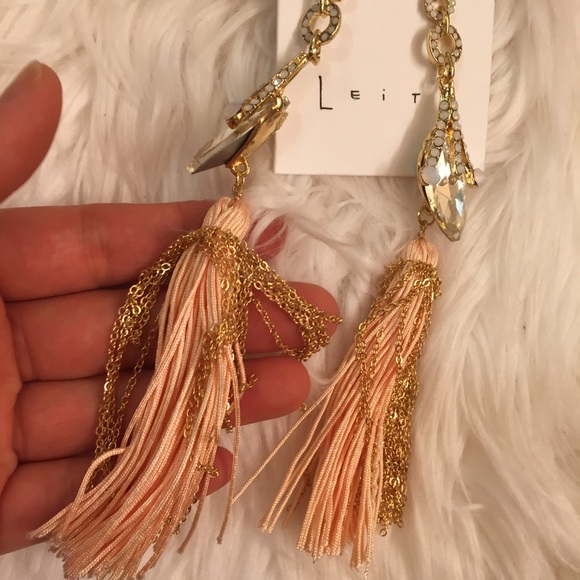 Leith Tassel Long Earrings. - Picture 4 of 5